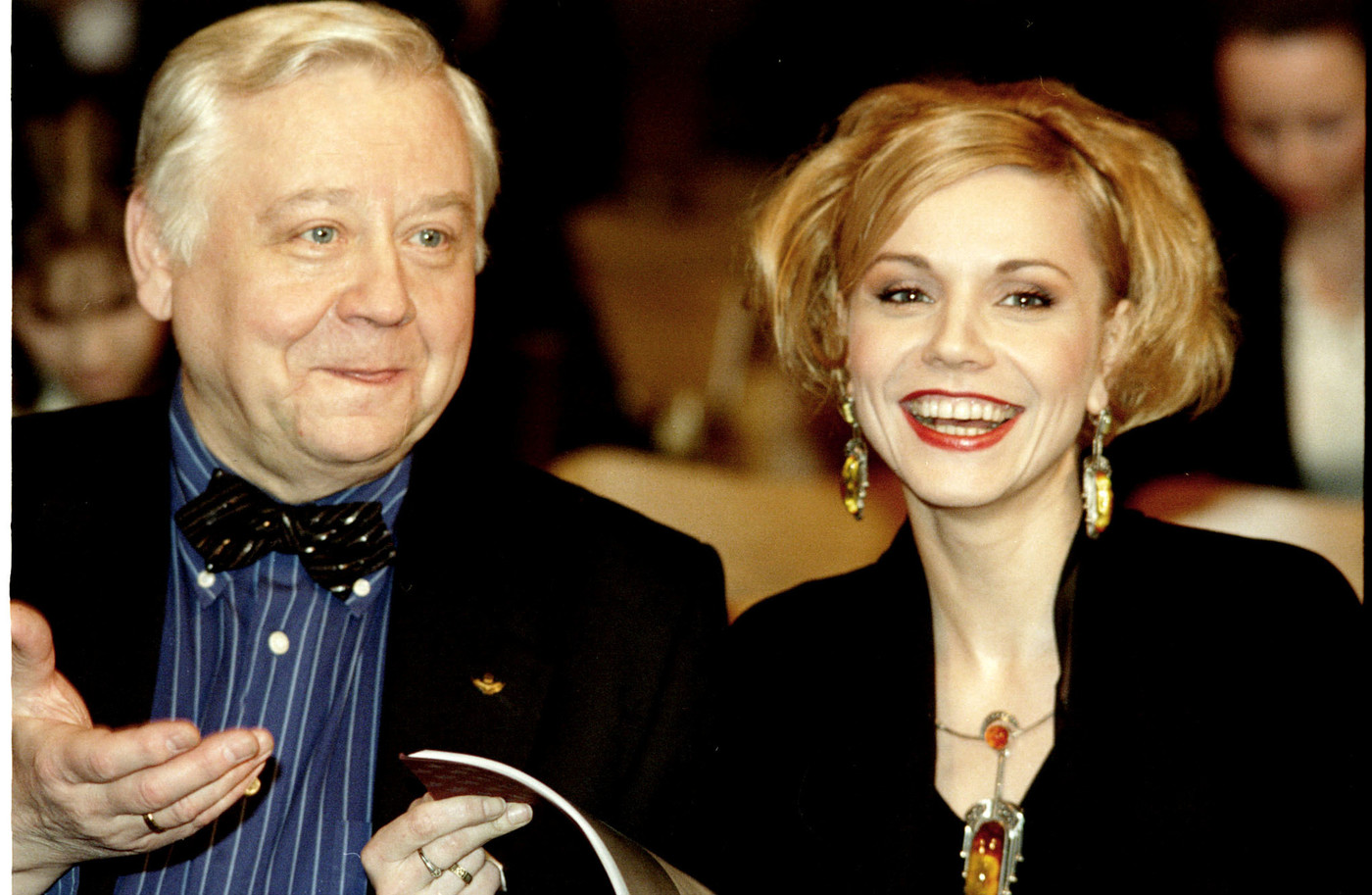 December 3. Famous Russian actor and director Oleg Tabakov and his wife, actress Marina Zudina. ----- TAS 04. Ðîññèÿ. Ìîñêâà. 3 äåêàáðÿ. Èçâåñòíûé ðîññèéñêèé àêòåð è ðåæèññåð Îëåã Òàáàêîâ è åãî æåíà àêòðèñà Ìàðèíà Çóäèíà. Ôîòî Áîðèñà Êàâàøêèíà ÈÒÀÐ-ÒÀÑÑ